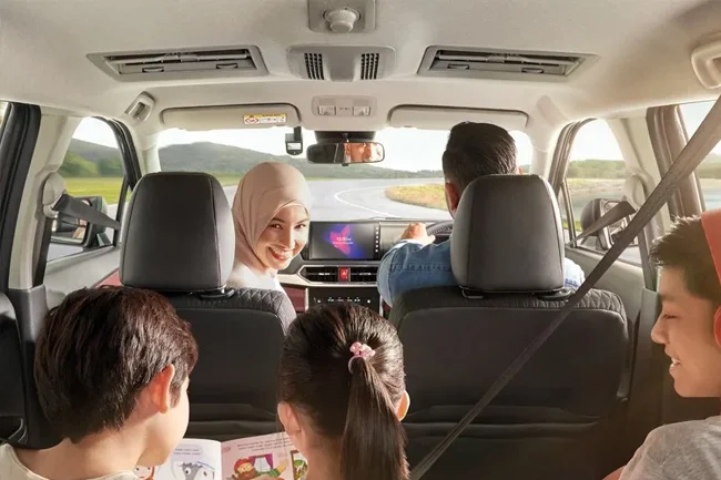 perodua alza row seat